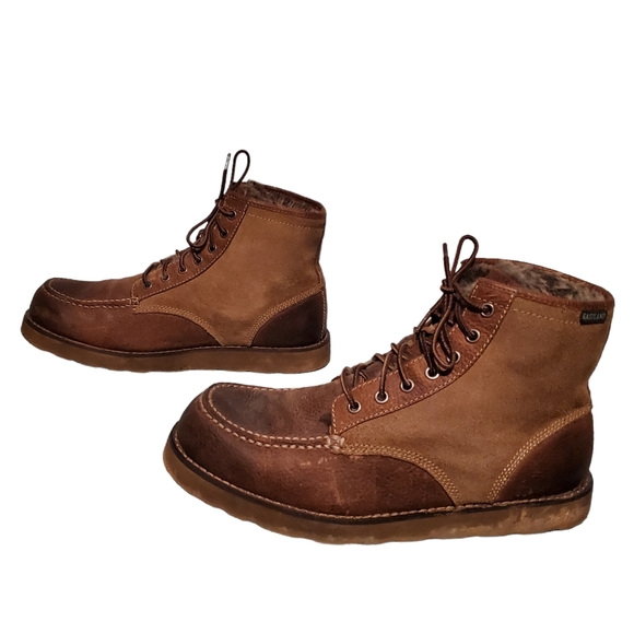 Eastland Shoe Lumber Up Insulated Moc-Toe Combat Boots Men's Size 11D - Picture 2 of 9